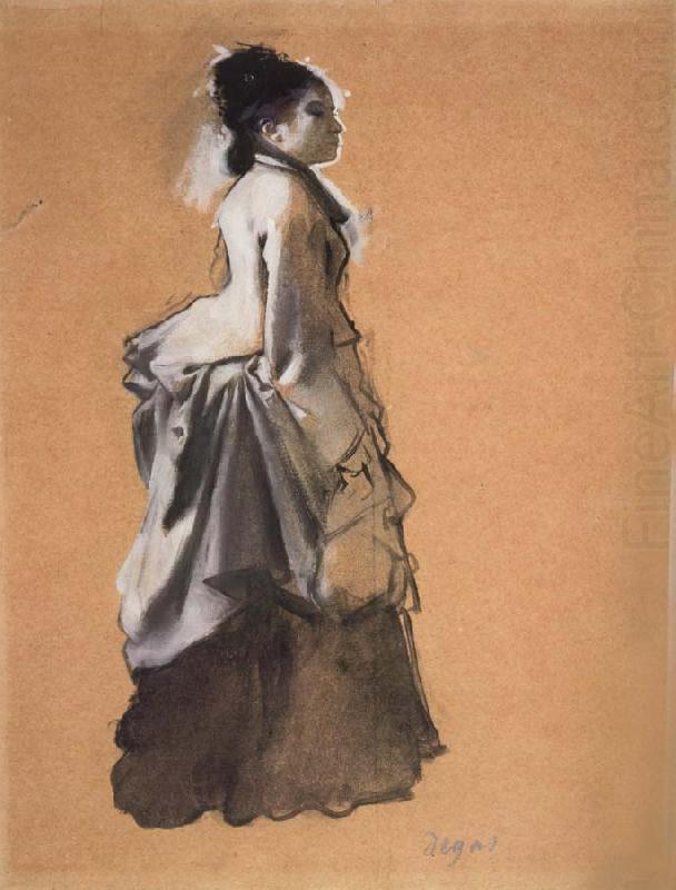 Edgar Degas Young Woman Street Costume china oil painting image
